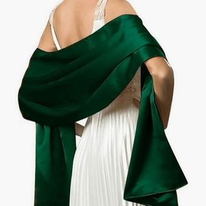 Green satin sash